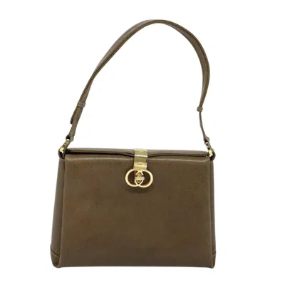Pre-owned Gucci Brown Leather Shoulder Bag ()