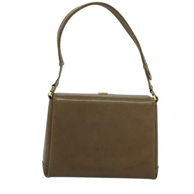 Pre-owned Gucci Brown Leather Shoulder Bag ()