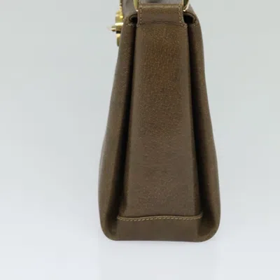 Pre-owned Gucci Brown Leather Shoulder Bag ()