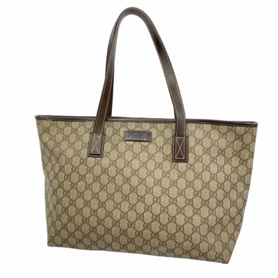 Pre-owned Gucci Brown Pvc Tote Bag ()