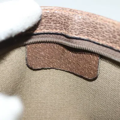 Pre-owned Gucci Gg Canvas Beige Canvas Clutch Bag () In Sand