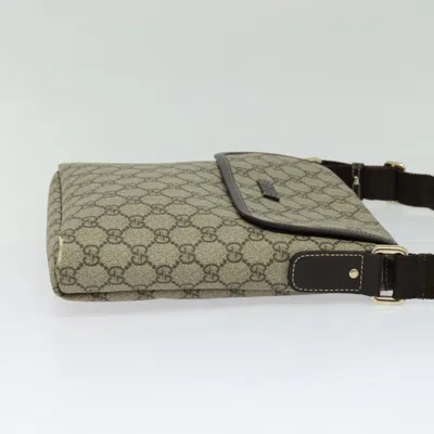 Pre-owned Gucci Gg Canvas Beige Canvas Shoulder Bag () In Sand