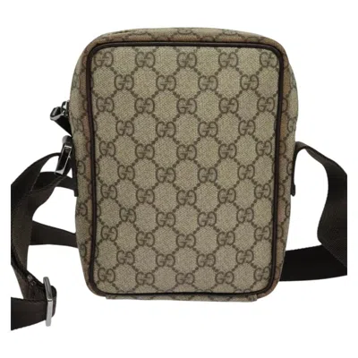 Pre-owned Gucci Gg Canvas Beige Canvas Shoulder Bag () In Sand
