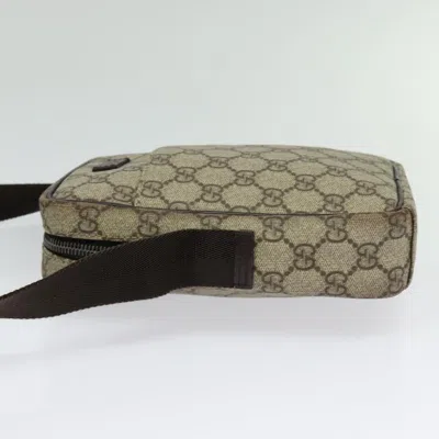 Pre-owned Gucci Gg Canvas Beige Canvas Shoulder Bag () In Sand