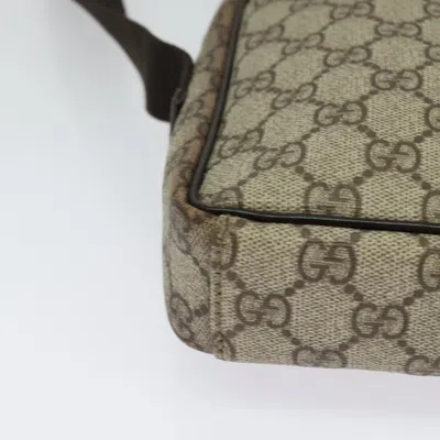 Pre-owned Gucci Gg Canvas Beige Canvas Shoulder Bag () In Sand