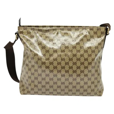 Pre-owned Gucci Gg Canvas Beige Canvas Shoulder Bag () In Sand