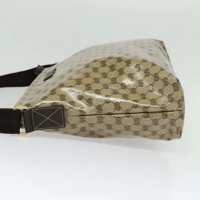 Pre-owned Gucci Gg Canvas Beige Canvas Shoulder Bag () In Sand