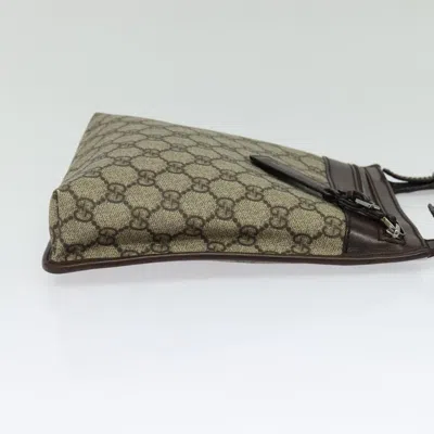 Pre-owned Gucci Gg Canvas Beige Canvas Shoulder Bag () In Sand