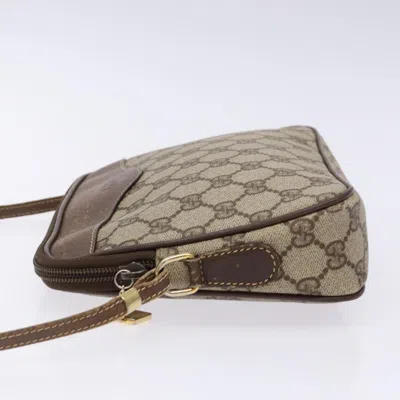 Pre-owned Gucci Gg Canvas Beige Canvas Shoulder Bag () In Sand