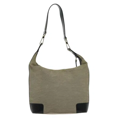 Pre-owned Gucci Gg Canvas Beige Canvas Shoulder Bag () In Sand