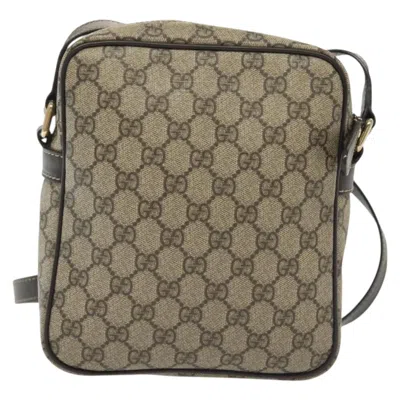 Pre-owned Gucci Gg Canvas Beige Canvas Shoulder Bag () In Sand