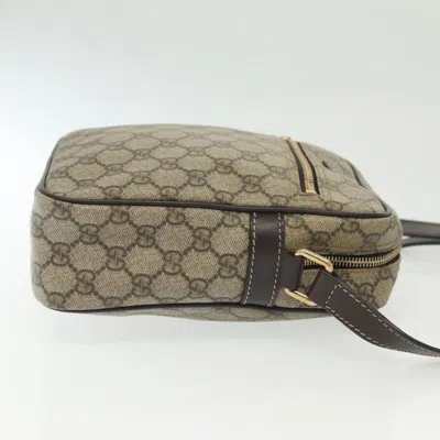 Pre-owned Gucci Gg Canvas Beige Canvas Shoulder Bag () In Sand