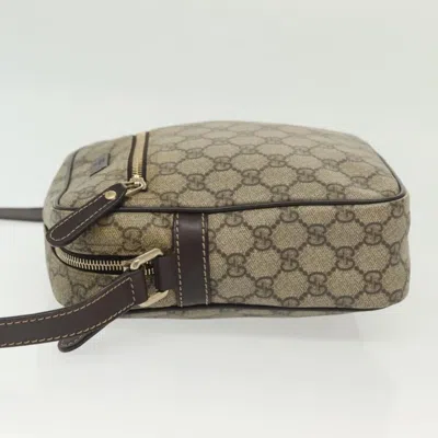 Pre-owned Gucci Gg Canvas Beige Canvas Shoulder Bag () In Sand