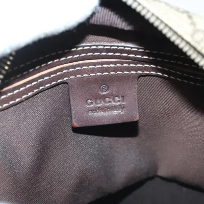 Pre-owned Gucci Gg Canvas Beige Canvas Shoulder Bag () In Sand
