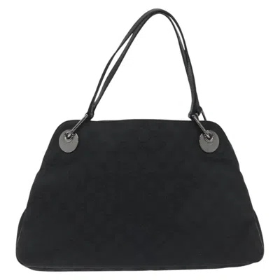 Pre-owned Gucci Gg Canvas Black Canvas Shoulder Bag ()