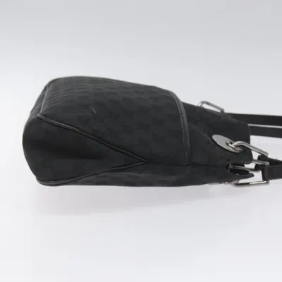 Pre-owned Gucci Gg Canvas Black Canvas Shoulder Bag ()