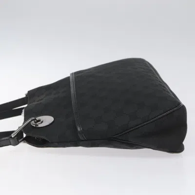 Pre-owned Gucci Gg Canvas Black Canvas Shoulder Bag ()