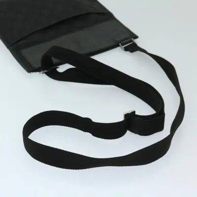 Pre-owned Gucci Gg Canvas Black Canvas Shoulder Bag ()