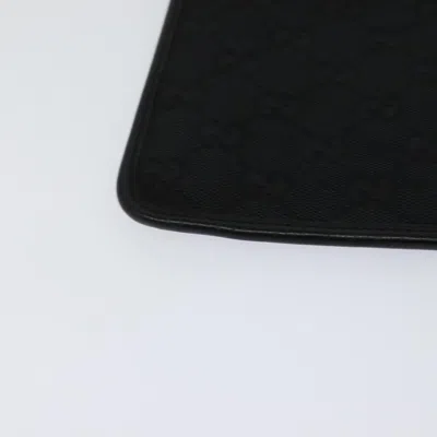 Pre-owned Gucci Gg Canvas Black Canvas Shoulder Bag ()