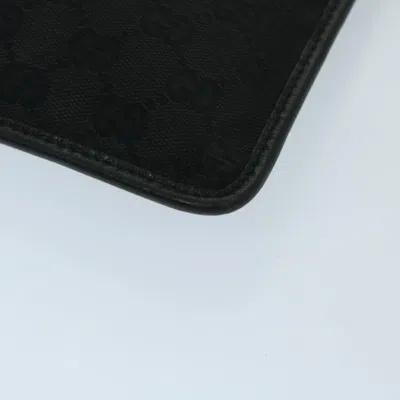 Pre-owned Gucci Gg Canvas Black Canvas Shoulder Bag ()