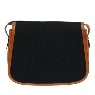 Pre-owned Gucci Gg Canvas Black Canvas Shoulder Bag ()