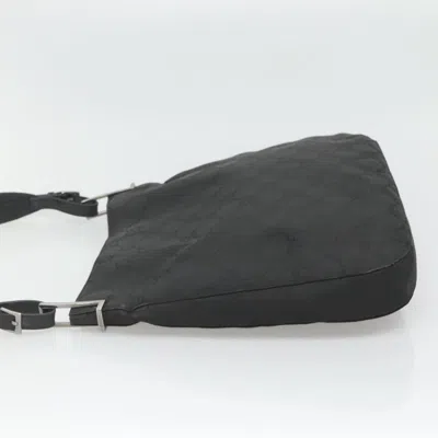 Pre-owned Gucci Gg Canvas Black Canvas Shoulder Bag ()