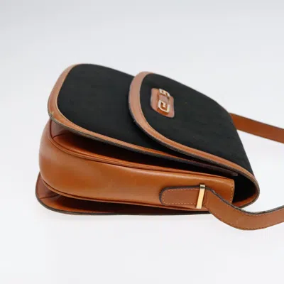 Pre-owned Gucci Gg Canvas Black Canvas Shoulder Bag ()