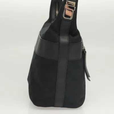 Pre-owned Gucci Gg Canvas Black Canvas Shoulder Bag ()