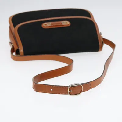 Pre-owned Gucci Gg Canvas Black Canvas Shoulder Bag ()