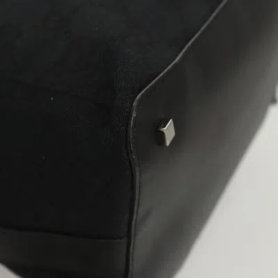 Pre-owned Gucci Gg Canvas Black Canvas Shoulder Bag ()