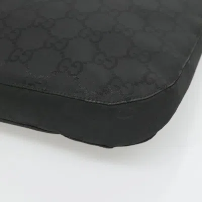 Pre-owned Gucci Gg Canvas Black Canvas Shoulder Bag ()