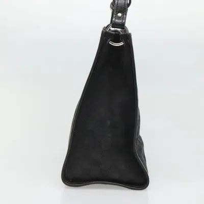 Pre-owned Gucci Gg Canvas Black Canvas Shoulder Bag ()