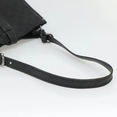 Pre-owned Gucci Gg Canvas Black Canvas Shoulder Bag ()