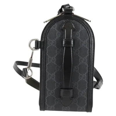 Pre-owned Gucci Gg Canvas Black Canvas Shoulder Bag ()
