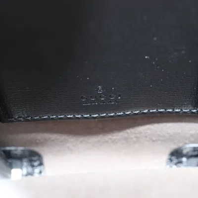 Pre-owned Gucci Gg Canvas Black Canvas Shoulder Bag ()