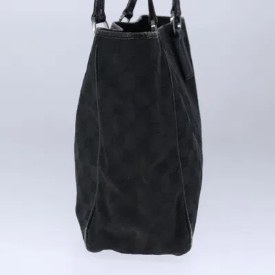 Pre-owned Gucci Gg Canvas Black Canvas Tote Bag ()