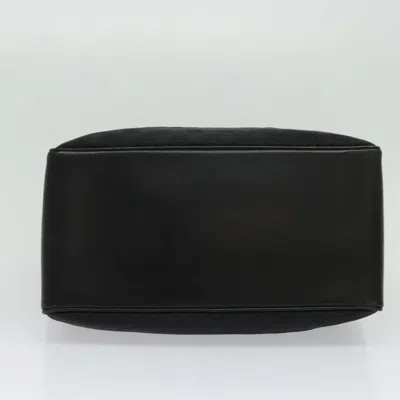 Pre-owned Gucci Gg Canvas Black Canvas Tote Bag ()