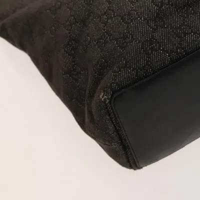 Pre-owned Gucci Gg Canvas Black Canvas Tote Bag ()