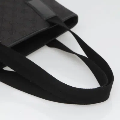 Pre-owned Gucci Gg Canvas Black Canvas Tote Bag ()
