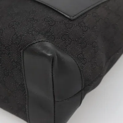 Pre-owned Gucci Gg Canvas Black Canvas Tote Bag ()