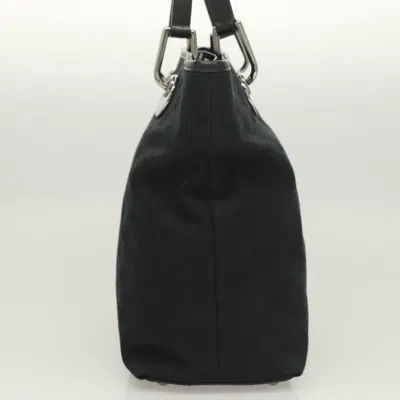 Pre-owned Gucci Gg Canvas Black Canvas Tote Bag ()