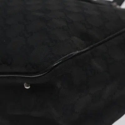 Pre-owned Gucci Gg Canvas Black Canvas Tote Bag ()