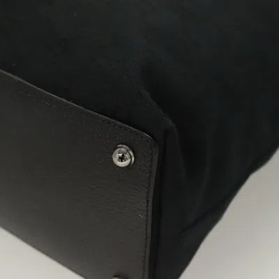 Pre-owned Gucci Gg Canvas Black Canvas Tote Bag ()