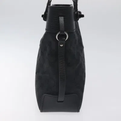 Pre-owned Gucci Gg Canvas Black Canvas Tote Bag ()