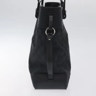 Pre-owned Gucci Gg Canvas Black Canvas Tote Bag ()