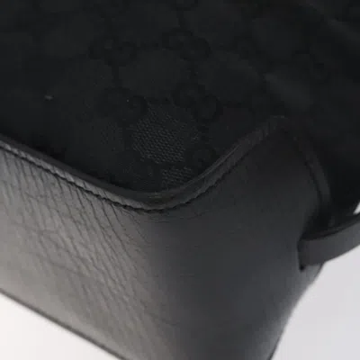 Pre-owned Gucci Gg Canvas Black Canvas Tote Bag ()