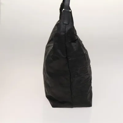 Pre-owned Gucci Gg Canvas Black Nylon Shoulder Bag ()