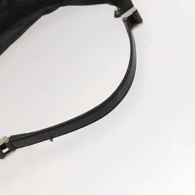 Pre-owned Gucci Gg Canvas Black Nylon Shoulder Bag ()