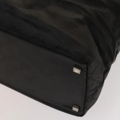 Pre-owned Gucci Gg Canvas Black Nylon Shoulder Bag ()