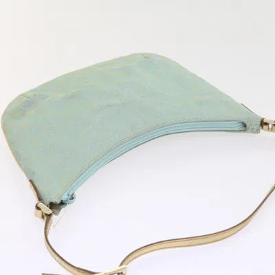 Pre-owned Gucci Gg Canvas Blue Canvas Clutch Bag ()